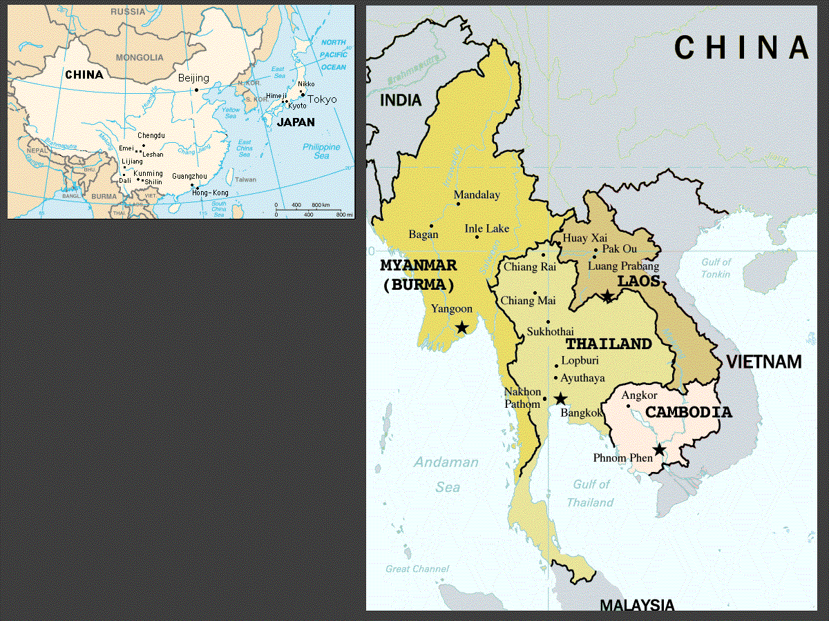 map of Asia