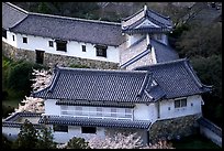 Secondary structures in castle. Himeji, Japan