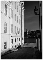 Looking out to the Malaren from Gamla Stan. Stockholm, Sweden ( black and white)