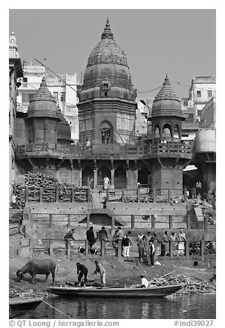 Manikarnika Ghat. Varanasi, Uttar Pradesh, India