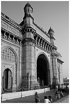 Gateway of India, early morning. Mumbai, Maharashtra, India ( black and white)