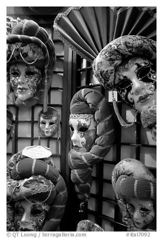 Carnival masks. Venice, Veneto, Italy