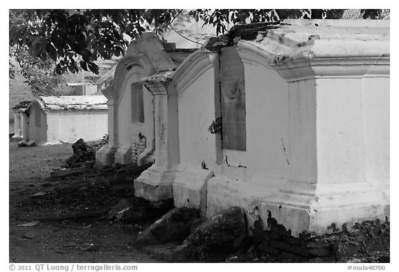 History Dutch cemetery, Bukit St Paul. Malacca City, Malaysia