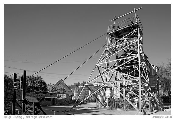 Tower above the main shaft of La Valenciana mine. Guanajuato, Mexico