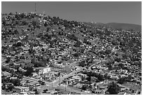 Collinas de Chapultepic, Ensenada. Baja California, Mexico (black and white)