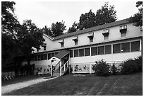 Kettle Falls Hotel. Voyageurs National Park ( black and white)