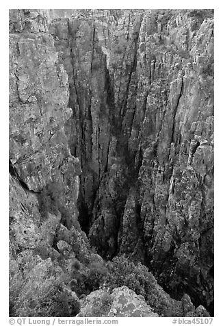 Narrow gorge. Black Canyon of the Gunnison National Park, Colorado, USA.