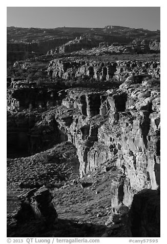 Cliffs near the Dollhouse. Canyonlands National Park, Utah, USA.