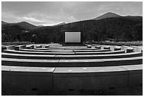 Astronomy Amphitheater. Great Basin National Park ( black and white)