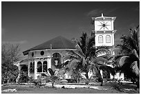 Church of Luma. American Samoa ( black and white)