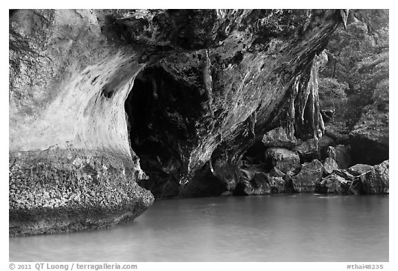 Sea cave, Rai Leh. Krabi Province, Thailand
