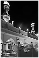 Al-Islah mosque, Ko Phi-Phi Don. Krabi Province, Thailand (black and white)