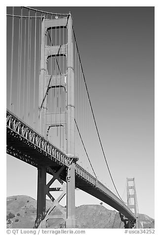 Golden Gate Bridge seen from Fort Point. San Francisco, California, USA