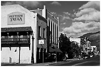Old Town, Yreka. California, USA ( black and white)