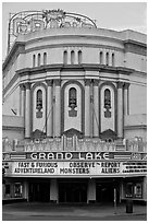 Grand Lake theater. Oakland, California, USA (black and white)