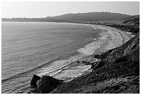 Bolinas Bay, Stinson Beach. California, USA (black and white)