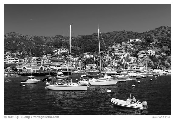 Avalon Bay harbor, Santa Catalina Island. California, USA