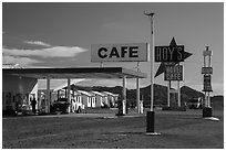 Roys Cafe, Amboy. California, USA ( black and white)