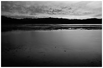 Bridgeport Reservoir, sunset. California, USA (black and white)