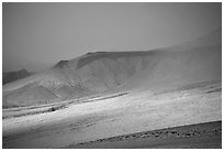 Inyo Mountains  in stormy weather. California, USA ( black and white)