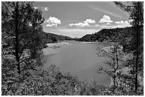 Shasta Lake, Wiskeytown-Shasta-Trinity National Recreation Area. California, USA (black and white)
