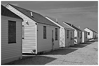 Day Cottages, Truro. Cape Cod, Massachussets, USA ( black and white)