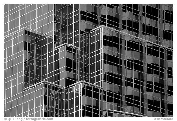 Detail of modern building. Boston, Massachussets, USA