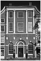 Portsmouth Athaneaum. Portsmouth, New Hampshire, USA ( black and white)
