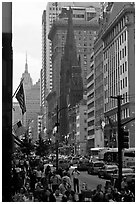 Fifth Avenue. NYC, New York, USA ( black and white)