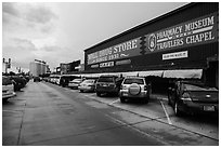 Wall Drug Store, Wall. South Dakota, USA (black and white)