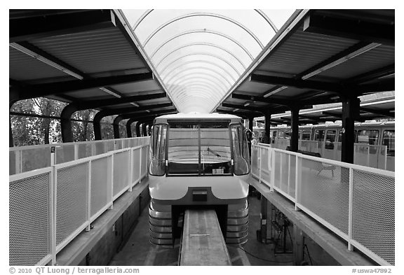 Monorail at station. Seattle, Washington