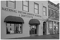 National Voting Rights Museum and Institute. Selma, Alabama, USA ( black and white)