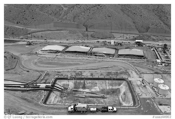 Copper mining installations, Morenci. Arizona, USA