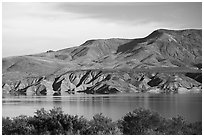 Theodore Roosevelt Lake. Tonto Naftional Monument, Arizona, USA ( black and white)