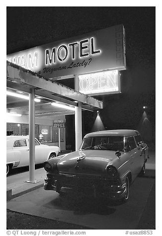 Old American cars, Holbrook. Arizona, USA