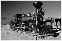 Locomotive, Old Tucson Studios. Tucson, Arizona, USA ( black and white)