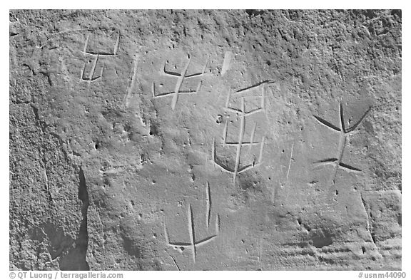 Petroglyphs. Chaco Culture National Historic Park, New Mexico, USA