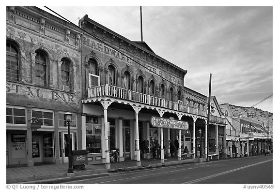 Historic buildings. Virginia City, Nevada, USA