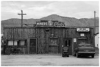 Bar, Gerlach. Nevada, USA (black and white)
