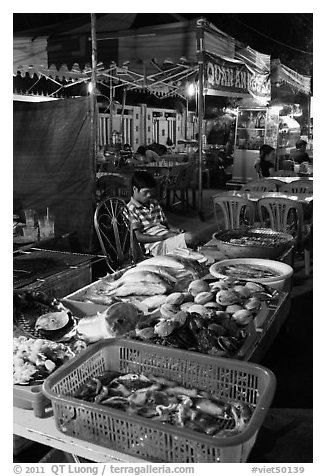 Seafood, Dinh Cau Night Market. Phu Quoc Island, Vietnam