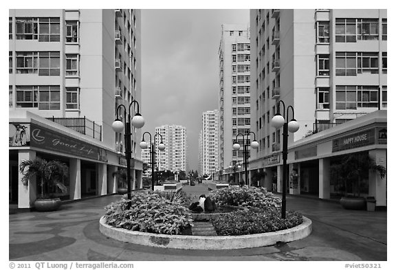 Residential towers complex, Phu My Hung, district 7. Ho Chi Minh City, Vietnam