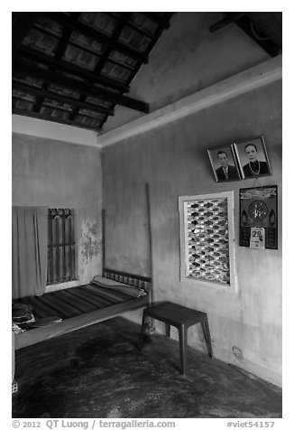 Village home with ancester pictures. Hoi An, Vietnam