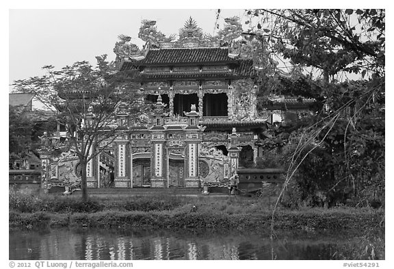 Newly built temple, Thanh Toan. Hue, Vietnam