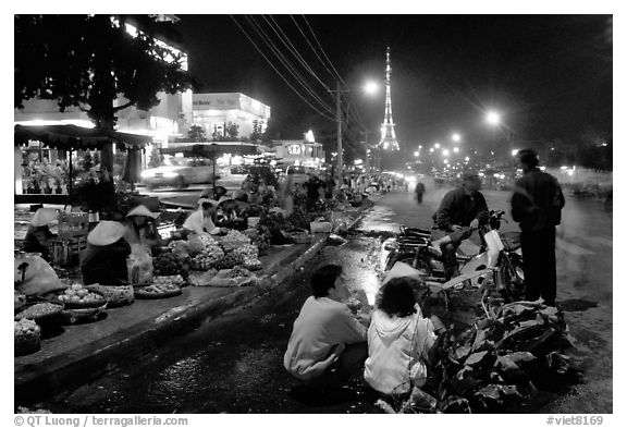 Night market and the local