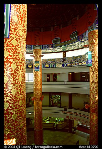 Inside the Chinese cultural center. Calgary, Alberta, Canada (color)
