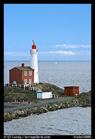 Fisgard Lighthouse National Historic Site. Victoria, British Columbia, Canada