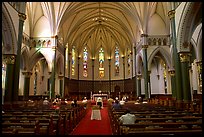 Interior of church. Victoria, British Columbia, Canada