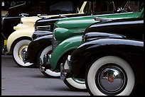 Classic car show. Vancouver, British Columbia, Canada (color)