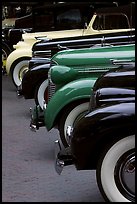 Classic car show. Vancouver, British Columbia, Canada (color)