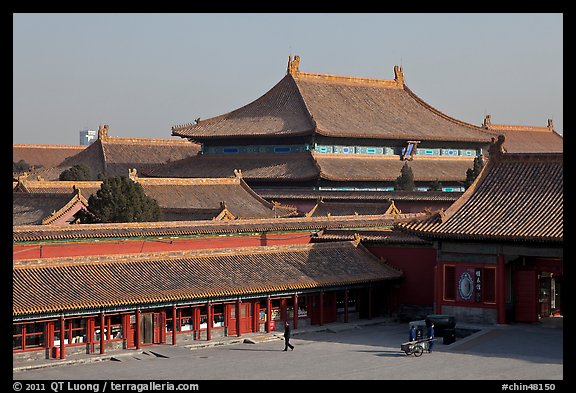 Hall of bronzes, imperial palace, Forbidden City. Beijing, China (color)